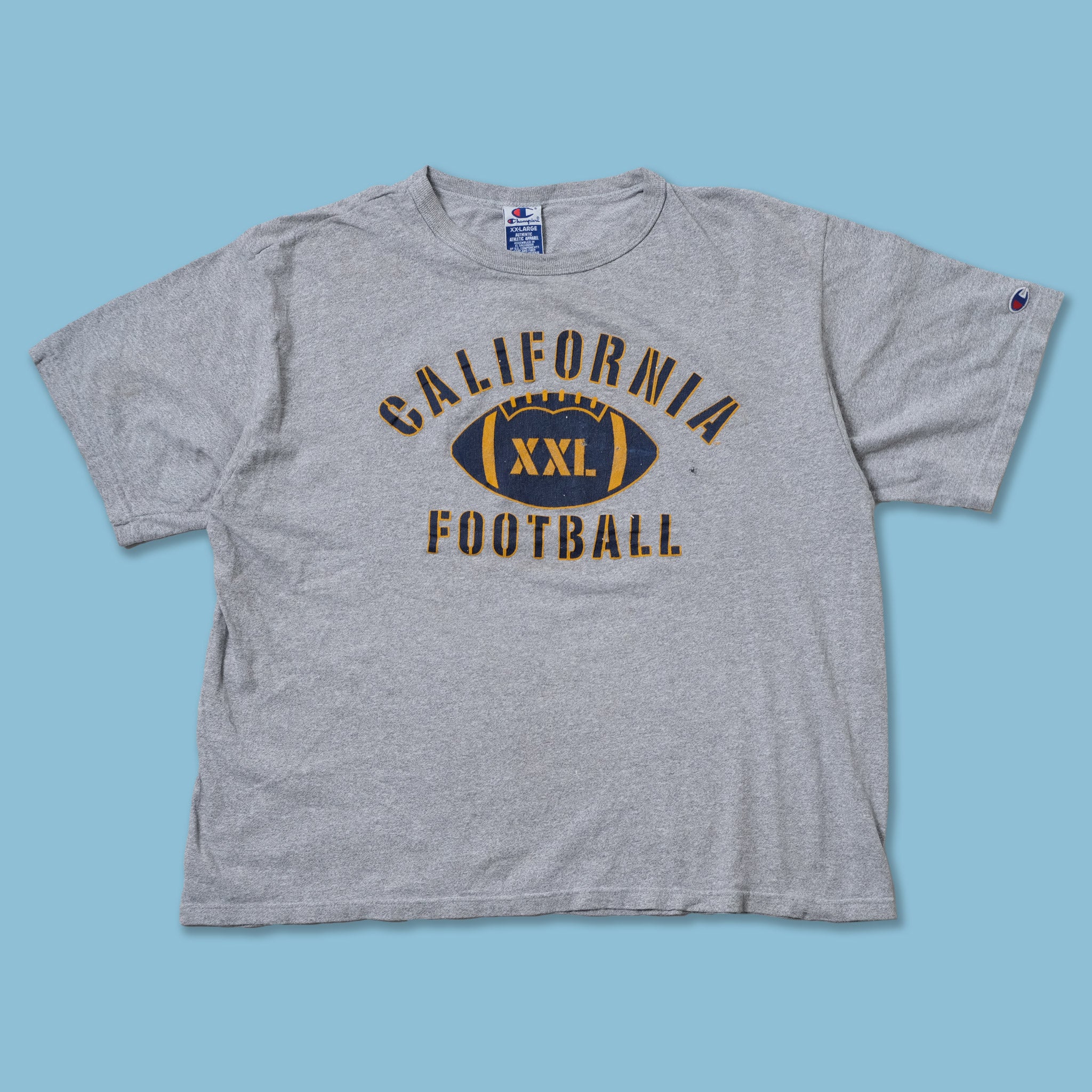 champion 　vintage football t-shirt VINTAGE Champion Football Jersey Medium Red #43 USA Made