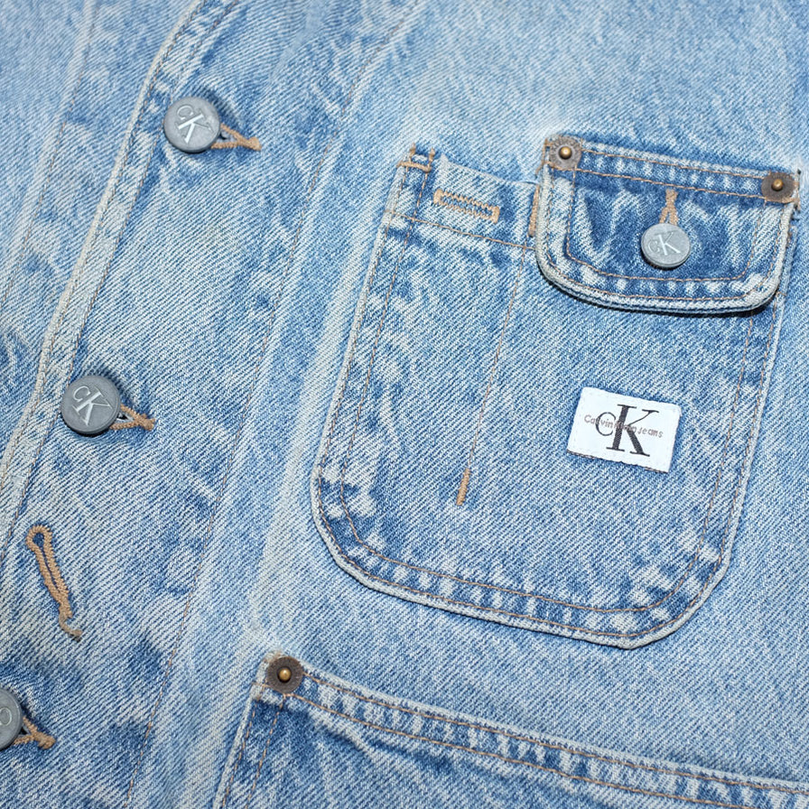 Vintage Calvin Klein Denim Vest Large / XLarge - Double Double Vintage
