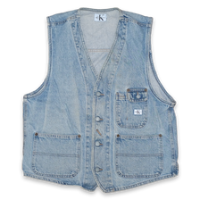Vintage Calvin Klein Denim Vest Large / XLarge - Double Double Vintage