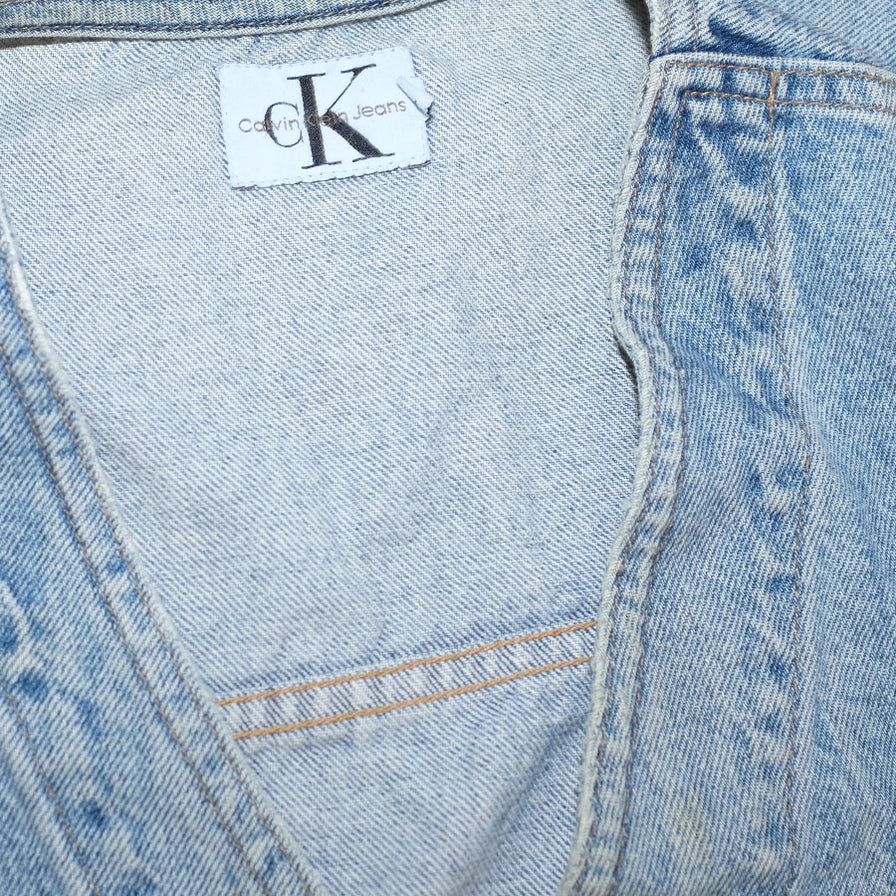 Vintage Calvin Klein Denim Vest Large / XLarge - Double Double Vintage