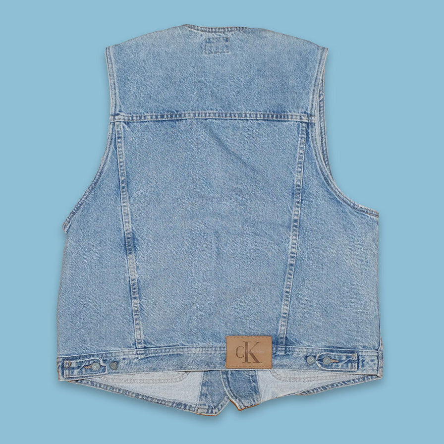 Vintage Calvin Klein Denim Vest Large / XLarge - Double Double Vintage