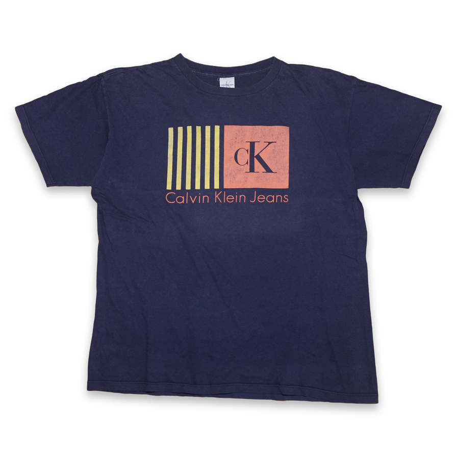 Vintage Calvin Klein Jeans T-Shirt Large - Double Double Vintage