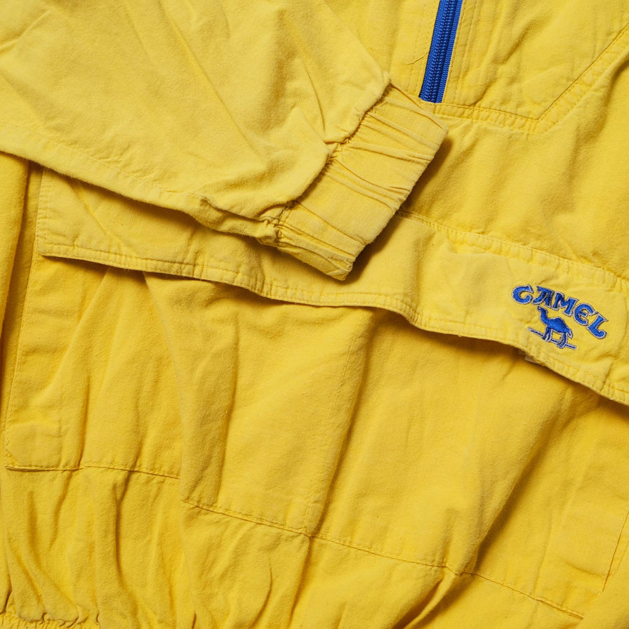 Vintage Camel Q-Zip Sweater Large