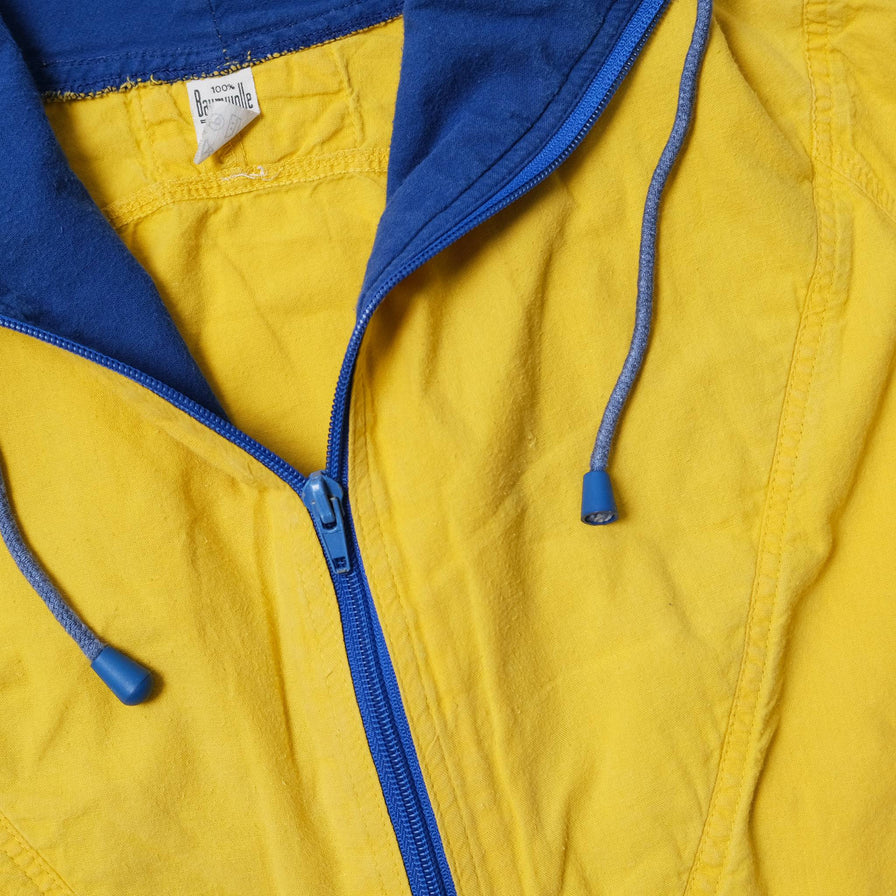 Vintage Camel Q-Zip Sweater Large