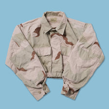 Vintage Women's Cropped Military Shirt Onesize