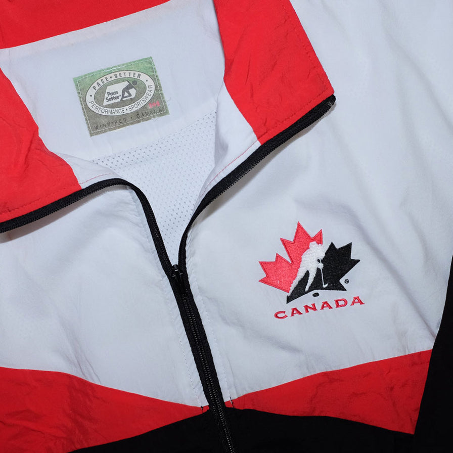 Vintage Canada Ice Hockey Track Jacket Large / XLarge - Double Double Vintage