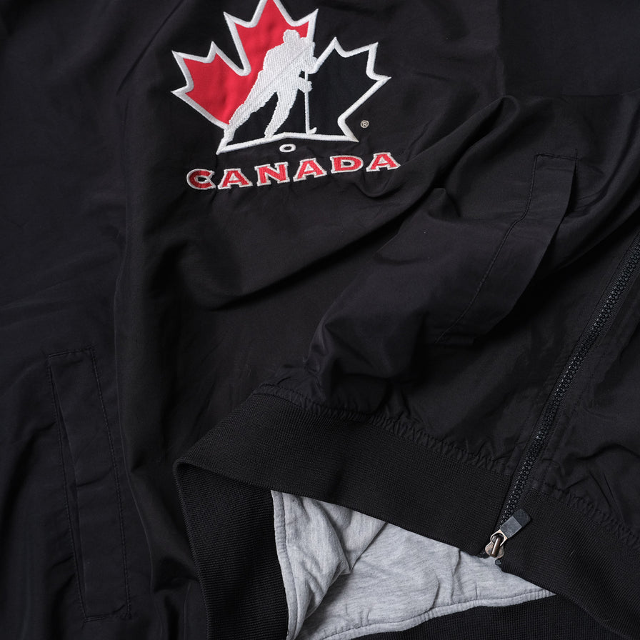 Vintage Nike Canada Hockey Windbreaker Large