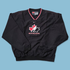 Vintage Nike Canada Hockey Windbreaker Large