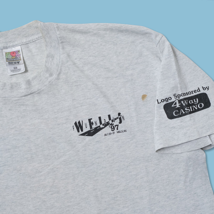 Vintage 1997 Wells Fun Run T-Shirt XLarge