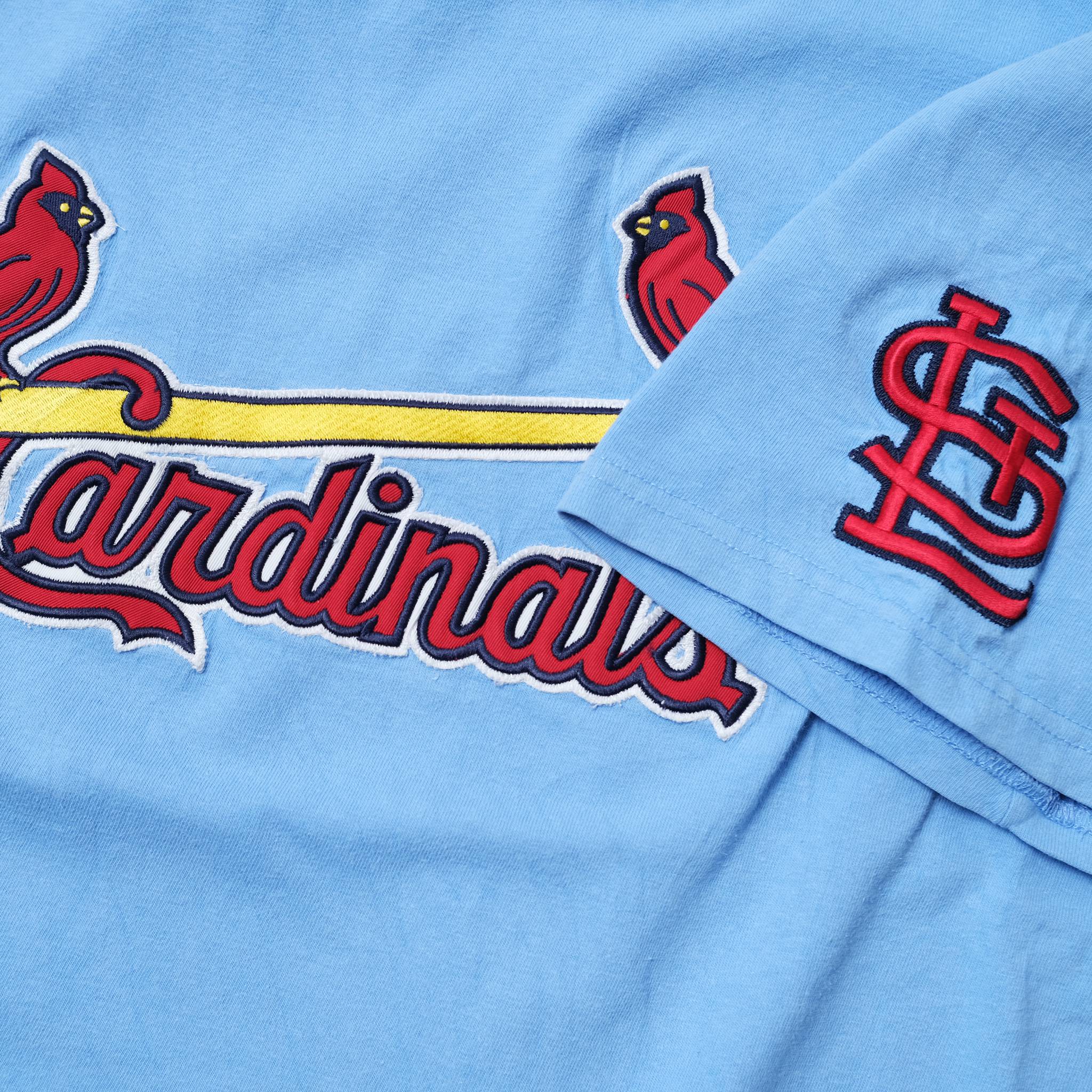 Vintage St. Louis Cardinals T-Shirt Men’s Size 2XL Logo 7 Made in USA Navy  Blue