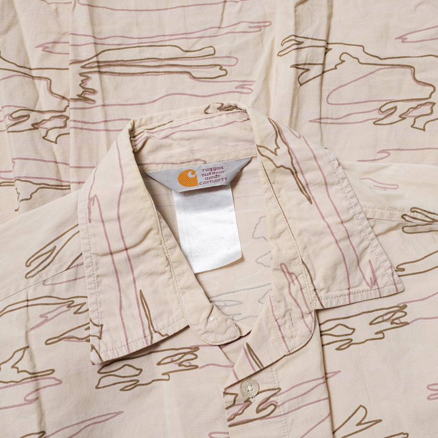 Vintage Carhartt Camo Shirt Medium