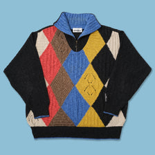 Vintage Carlo Colucci Q-Zip Sweater XLarge