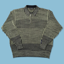 Vintage Carlo Colucci Q-Zip Sweater Large