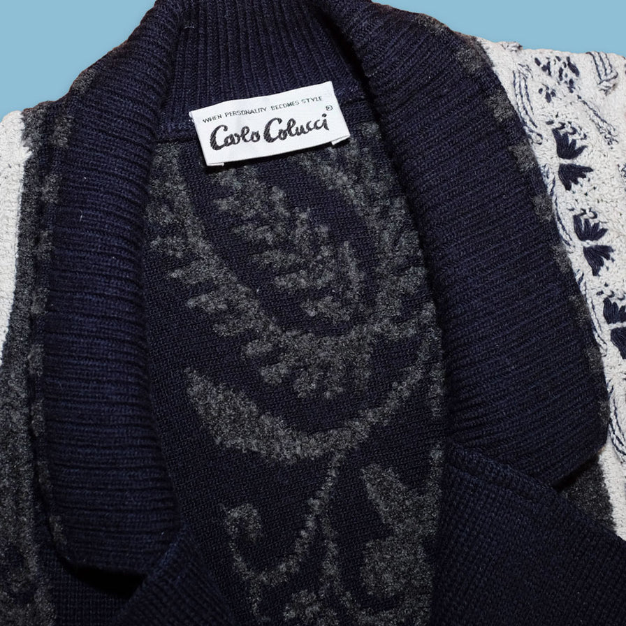Vintage Carlo Colucci Cardigan Large - Double Double Vintage