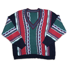 Vintage Carlo Style V-Neck Sweater XLarge - Double Double Vintage