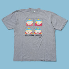 Vintage 2000 South Park Screw You T-Shirt Medium / Large