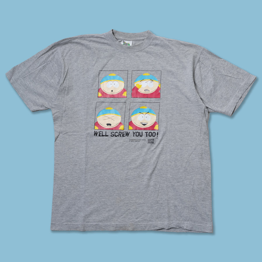 Vintage 2000 South Park Screw You T-Shirt Medium / Large