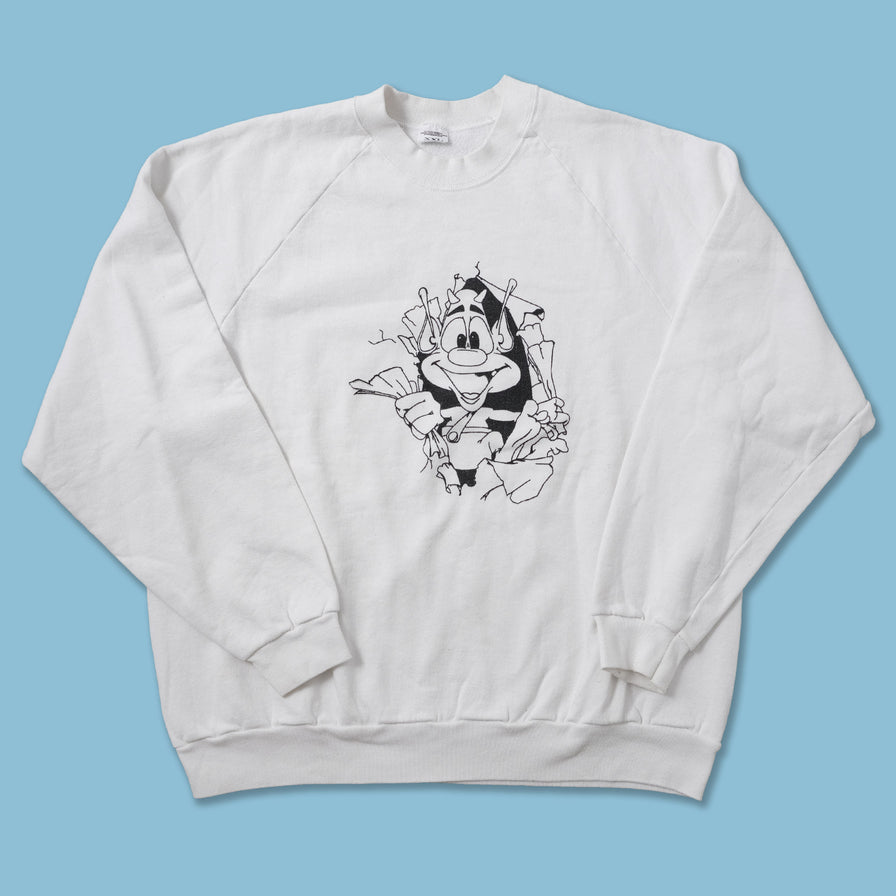 Vintage Cartoon Sweater XLarge