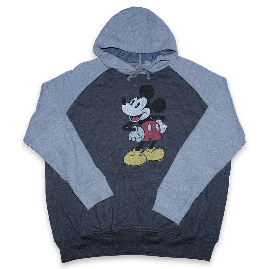 Vintage Mickey Mouse Hoody XLarge - Double Double Vintage