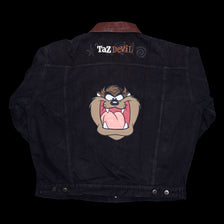 Vintage Looney Tunes Taz Wool Harrington Jacket Large - Double Double Vintage