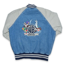 Vintage Looney Tunes Denim Varsity Jacket Medium - Double Double Vintage
