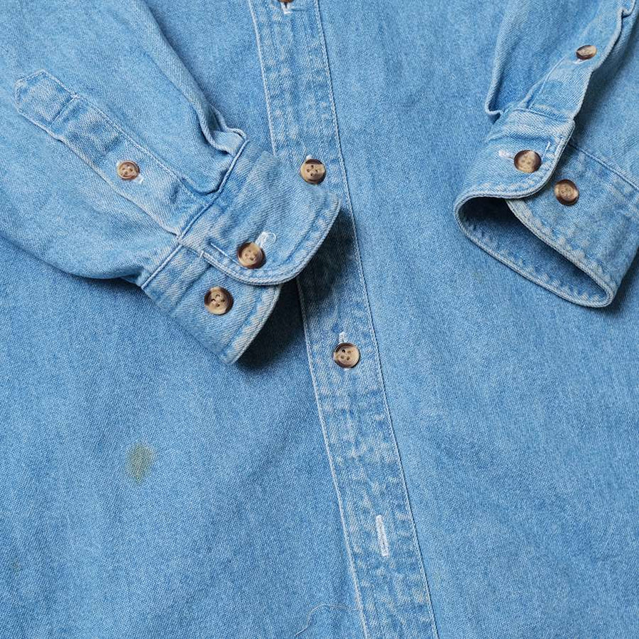 Vintage Looney Tunes Denim Shirt Kids XLarge