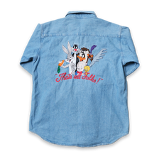 Vintage Looney Tunes Denim Shirt Kids XLarge