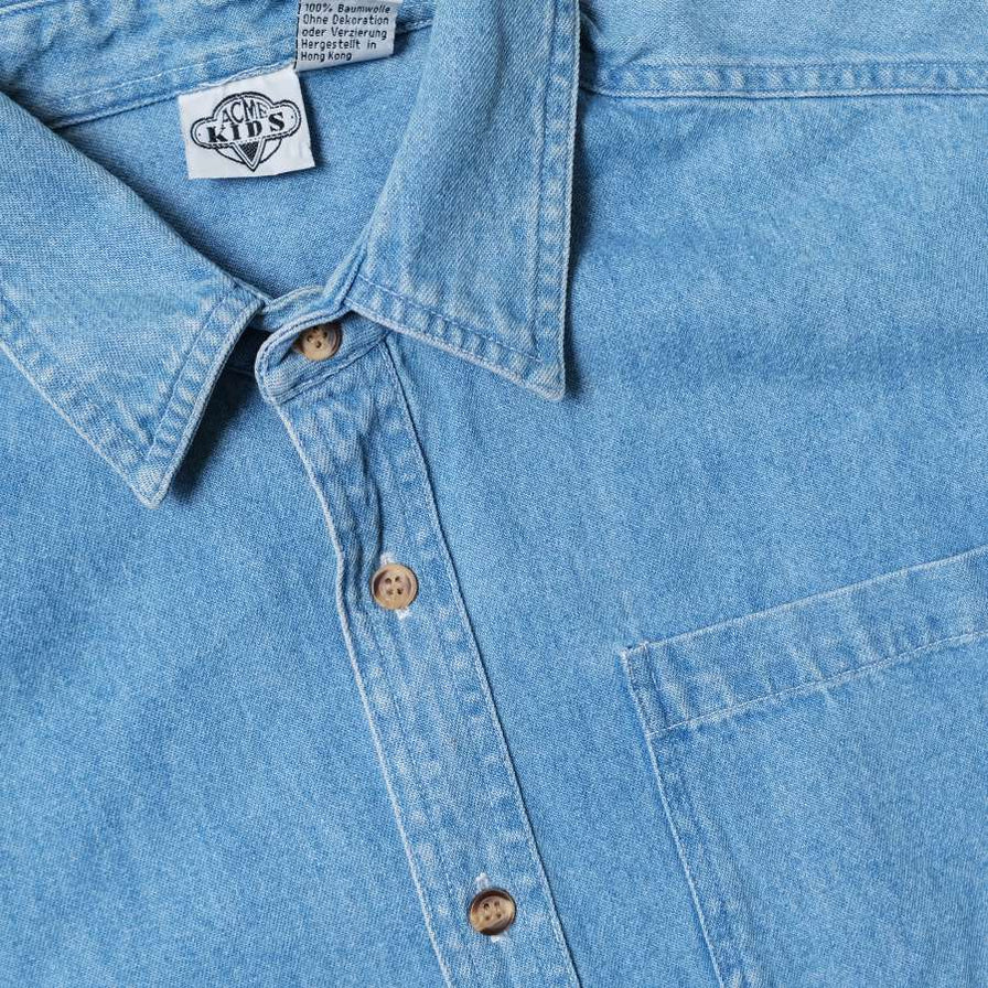 Vintage Looney Tunes Denim Shirt Kids XLarge