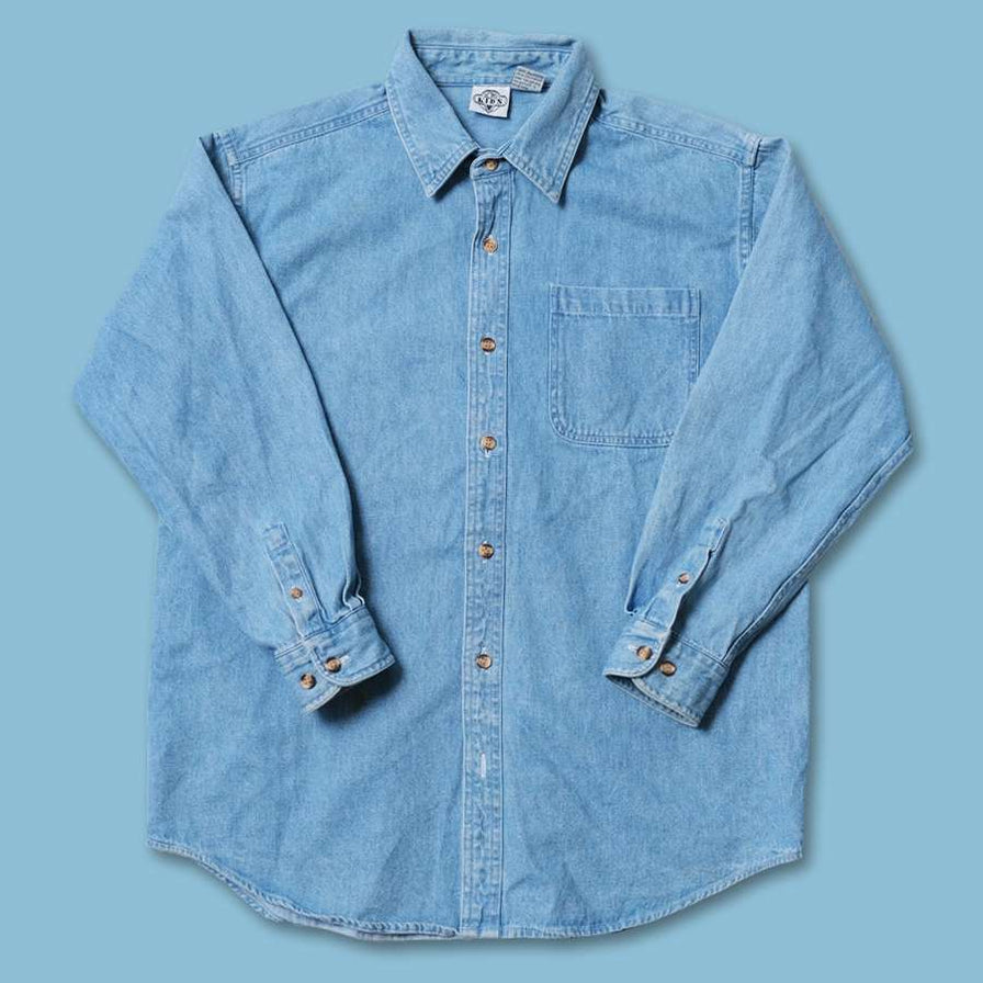 Vintage Looney Tunes Denim Shirt Kids XLarge