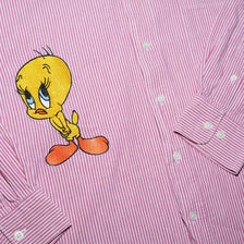 Vintage Looney Tunes Striped Shirt Large / XLarge