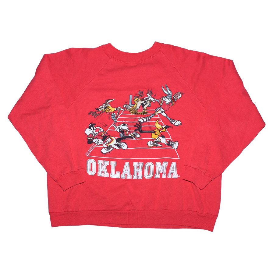 Vintage Looney Tunes Oklahoma Sweater Large - Double Double Vintage