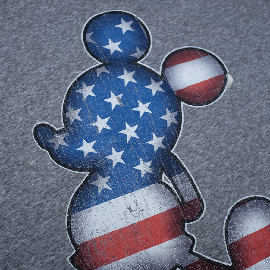 Mickey Mouse USA T-Shirt Large / XLarge - Double Double Vintage