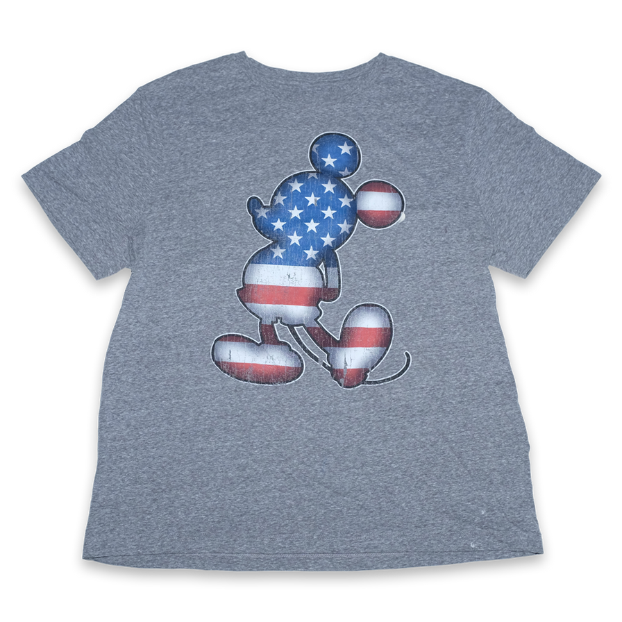 Mickey Mouse USA T-Shirt Large / XLarge - Double Double Vintage