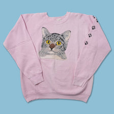 Vintage Cat Sweater Large / XLarge