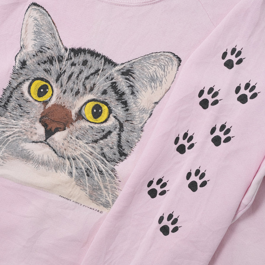 Vintage Cat Sweater Large / XLarge