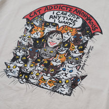 Vintage 1996 Cat Addicts T-Shirt XLarge