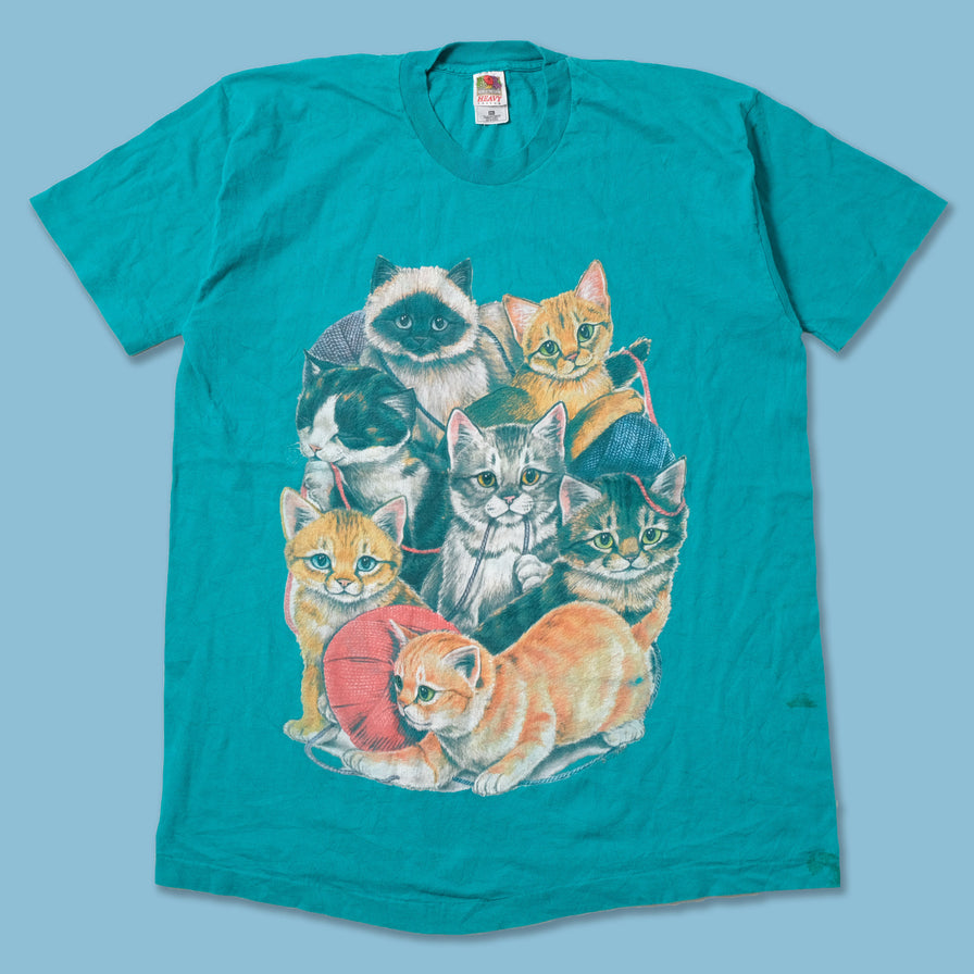 Vintage Cat T-Shirt XXL