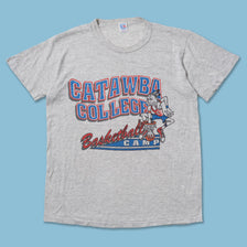 Vintage Catawba College Basketball Camp T-Shirt Medium