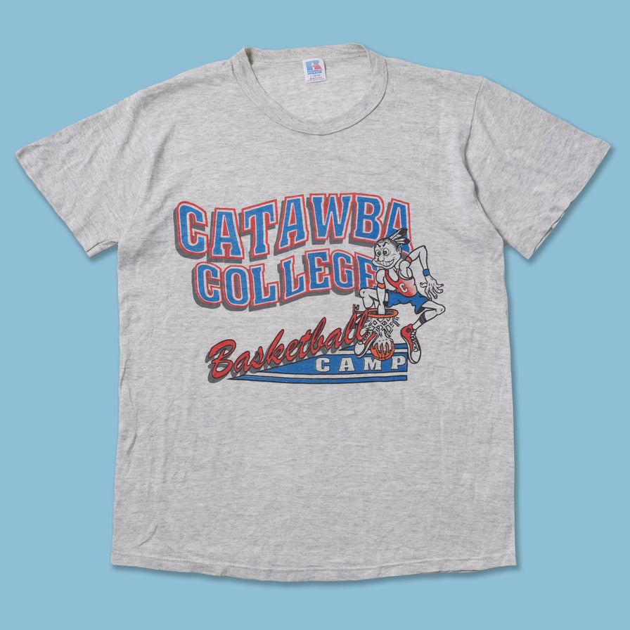 Vintage Catawba College Basketball Camp T-Shirt Medium