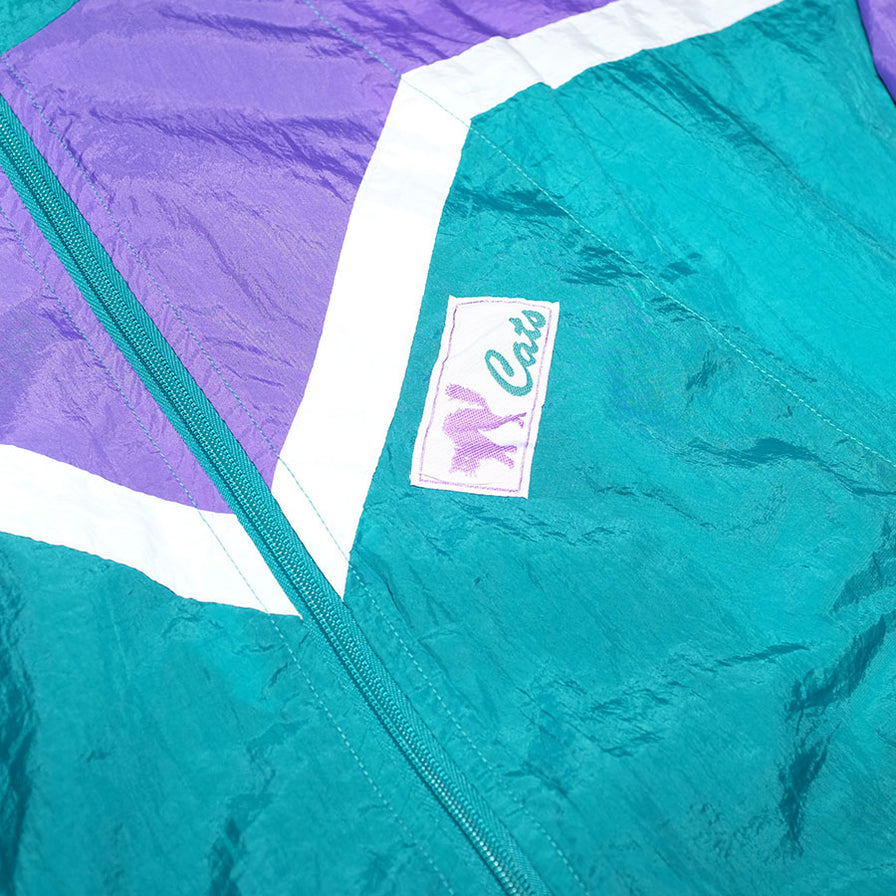 Vintage Cats Track Jacket Medium - Double Double Vintage