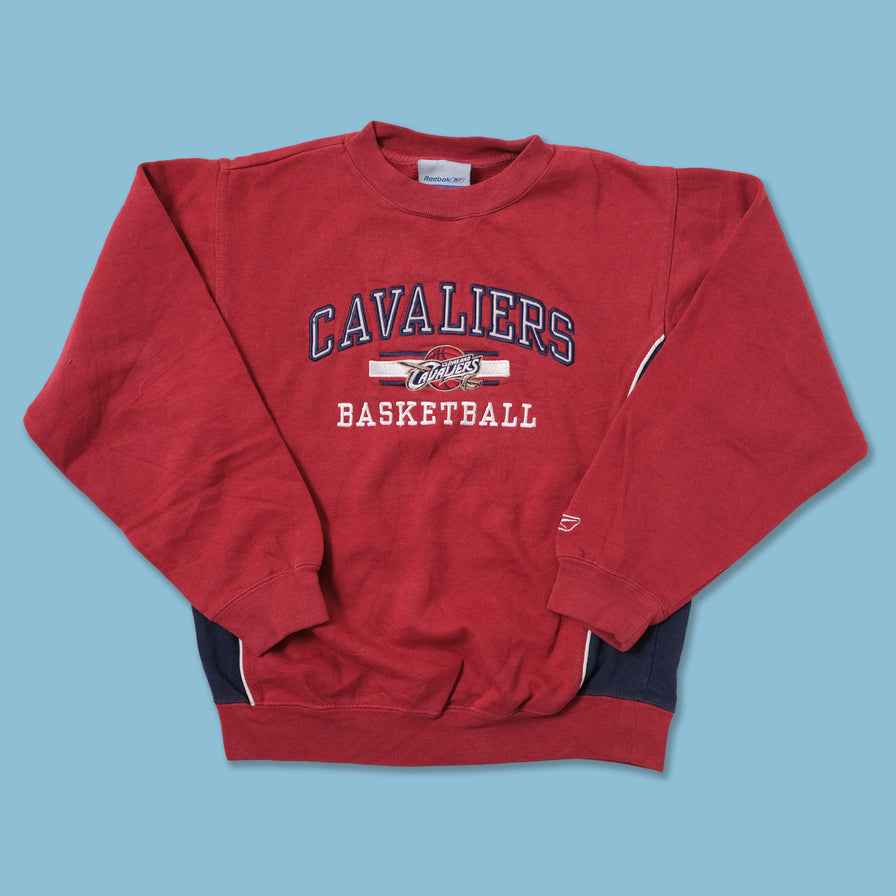 Vintage Reebok Cleveland Cavaliers Sweater Kids Medium Double Double Vintage