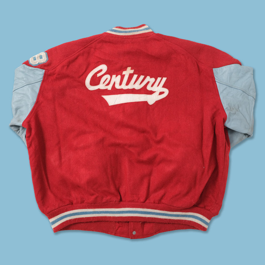 Vintage College Wool Jacket Large