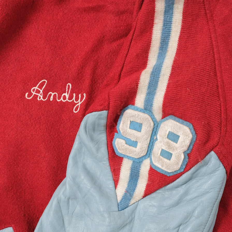 Vintage College Wool Jacket Large