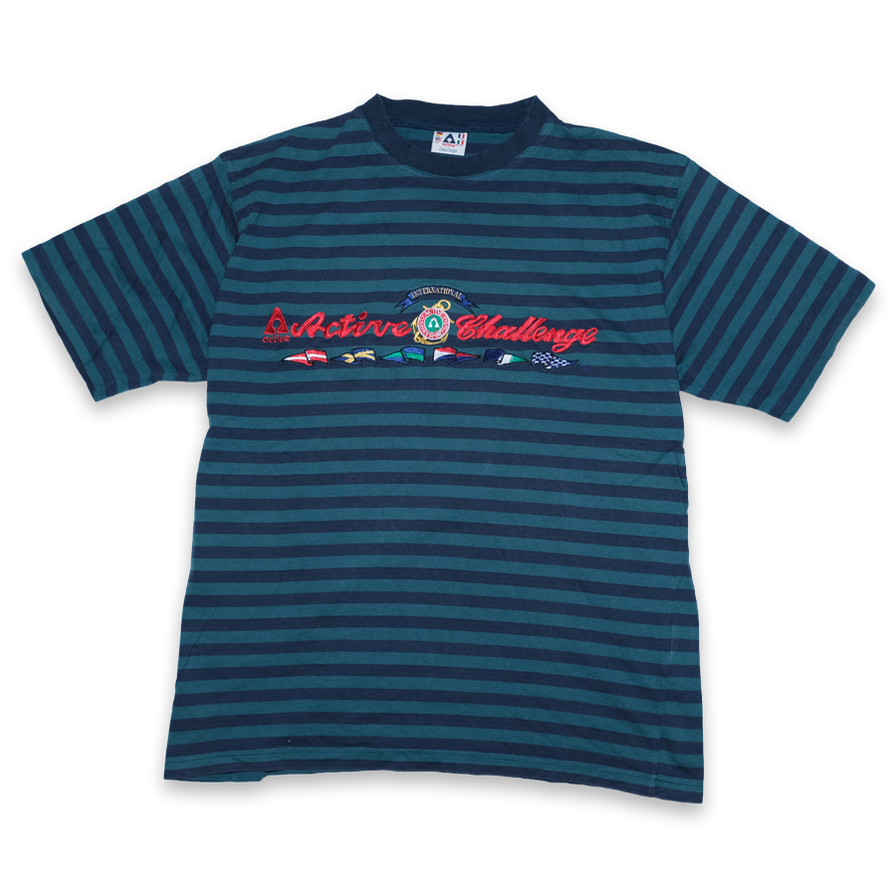 Vintage Striped T-Shirt XLarge