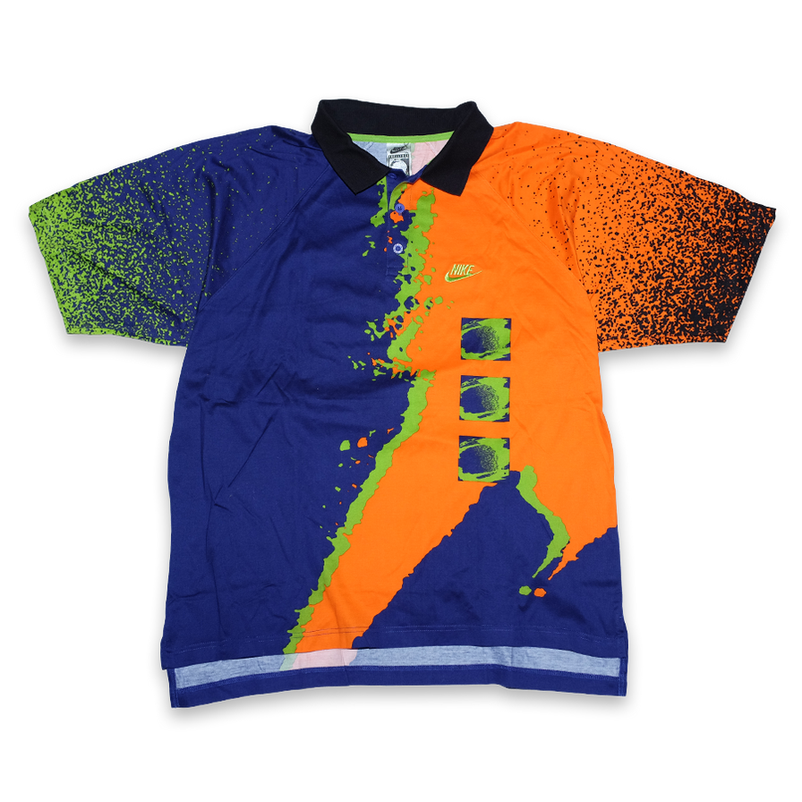 Vintage Nike Challenge Court Polo XLarge - Double Double Vintage
