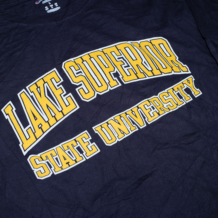 Vintage Champion Lake Superior Longsleeve Large - Double Double Vintage