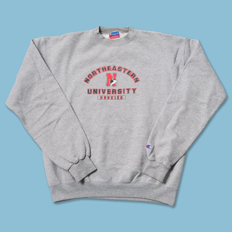 Vintage Champion Northeastern Huskies Sweater Medium Double Double Vintage