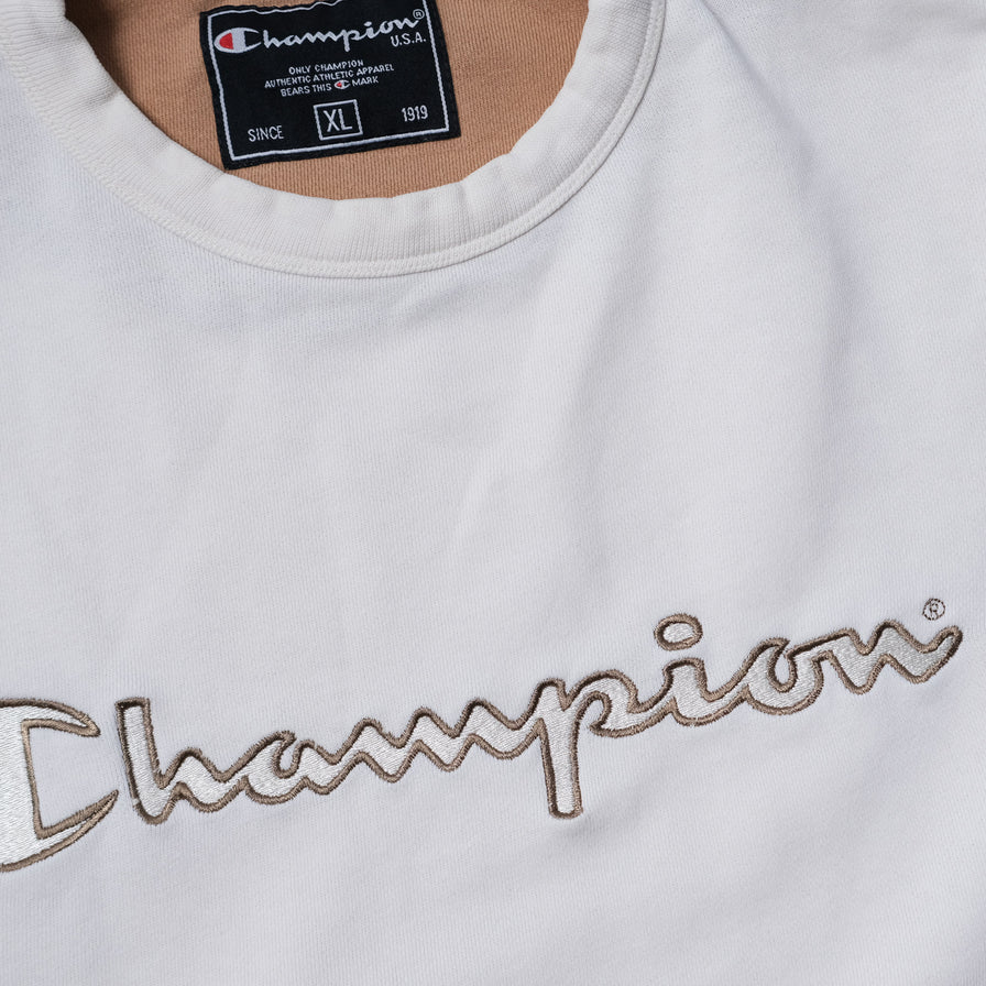 Champion sweater weiß outlet gold