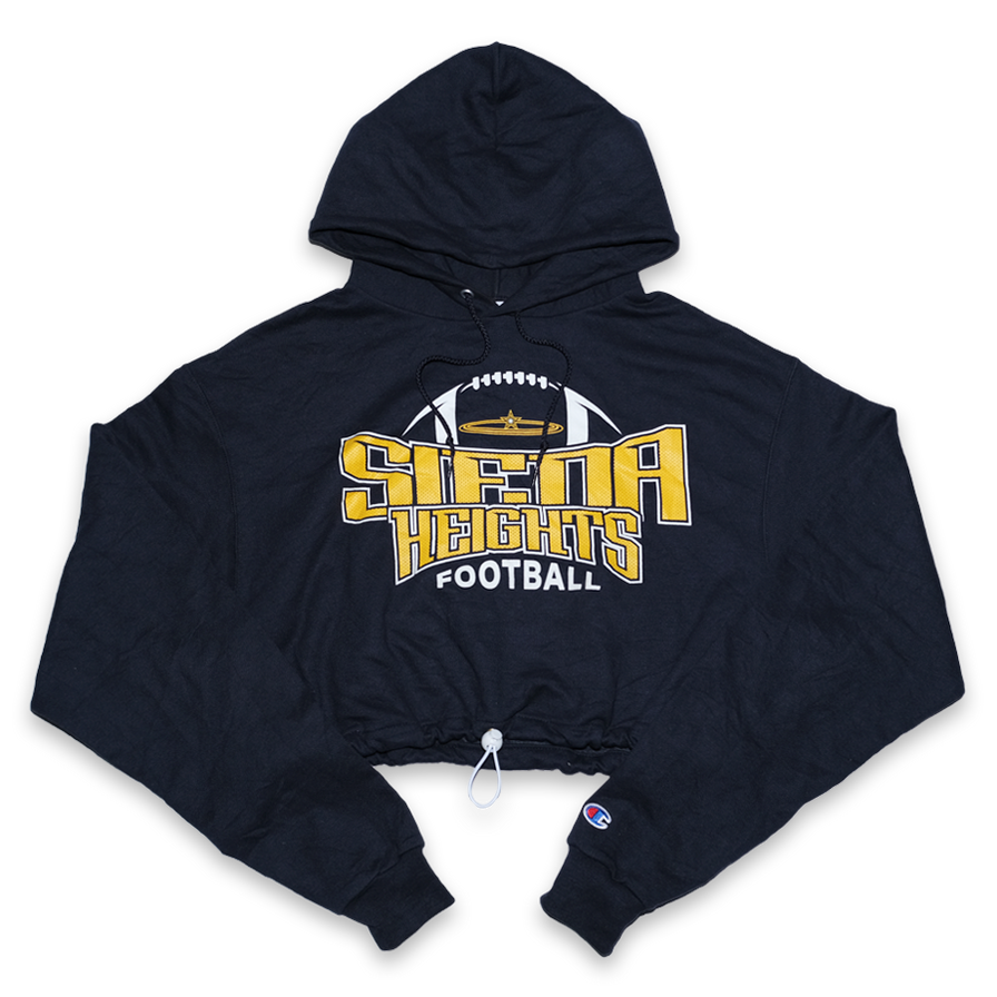 Vintage Women's Champion Cropped Hoody Onesize