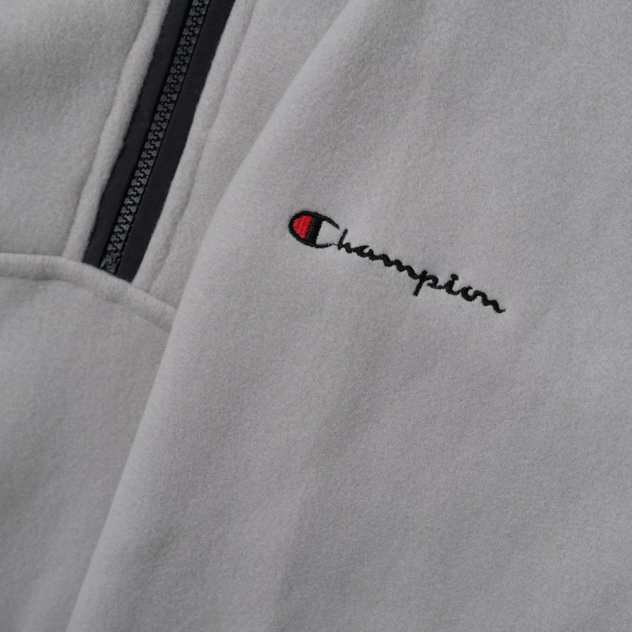 Vintage Champion Q-Zip Fleece Small